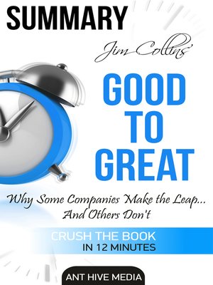 cover image of Jim Collins' Good to Great Why Some Companies Make the Leap ... and Others Don't Summary